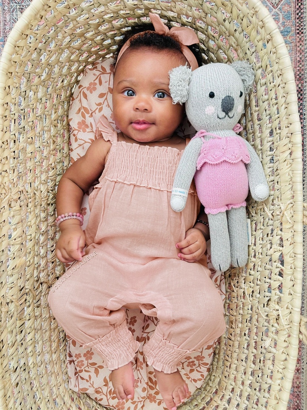 2T NWT L'ovedbaby Girls Muslin Sleeveless Romper-Rosewater Pink - Picture 2 of 5